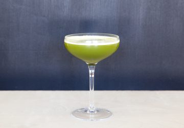 Hazelnut Chocolate Matcha Cocktail